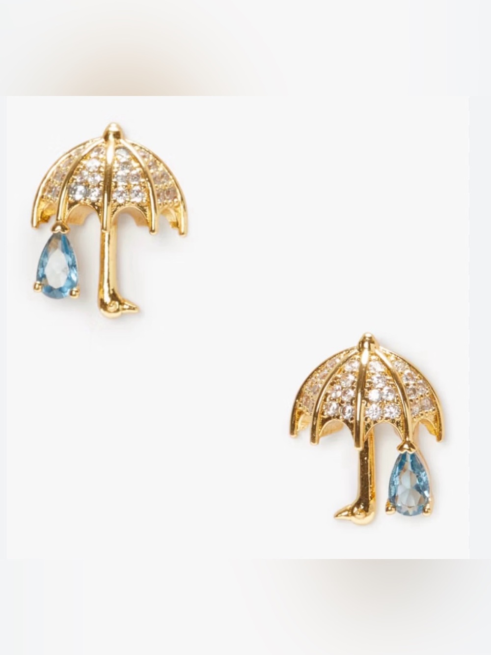 Kate Spade Rain or Shine Pavé Earrings - Picture 4 of 4
